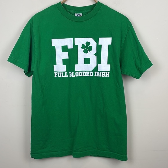 VINTAGE - FBI "Full Blooded Irish" | T-Shirt; Size Medium - Picture 7 of 7